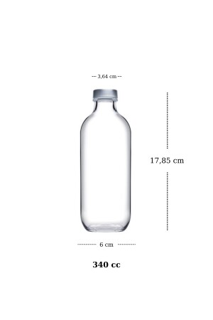 Ikonisches 3-teiliges Wasserflaschen-Set, 3 Größen (1100 cc-540 cc-340 cc) US0661054 - 6