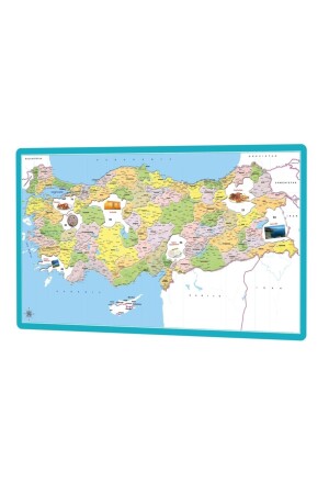 Il Sınırlarına Göre Kesilmiş Eğitici Türkiye Siyasi Haritası Puzzle - 4