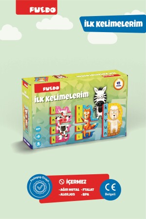 İlk Kelimelerim Puzzle - Hayvanlar - 2