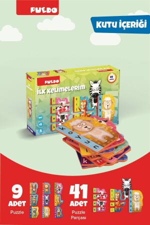 İlk Kelimelerim Puzzle - Hayvanlar - 4