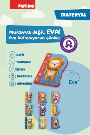 İlk Kelimelerim Puzzle - Hayvanlar - 5