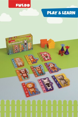 İlk Kelimelerim Puzzle - Hayvanlar - 9