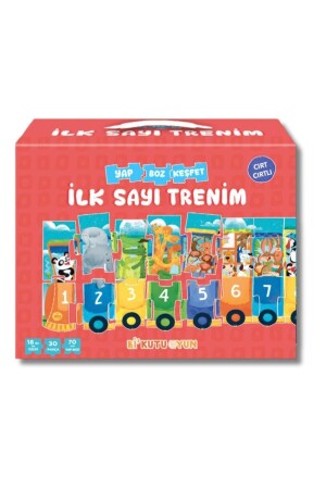 İlk Sayı Trenim- Cırt Cırtlı Yapboz ve Kitap Seti ILKSAYITRENIM - 1