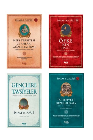 Imamı Gazali Nefs Terbiyesi-öfke Kin-gençlere Tavsiyeler-iki Şehveti Dizginlemek 4'lü Set - 3