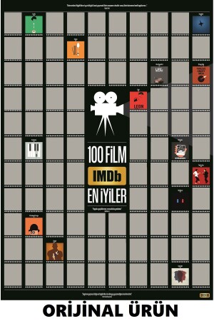 IMDb TOP 100 Filmposter zum Rubbeln, Poster zum Rubbeln, Top 100 IMDb-Filme, einfaches Rubbeln CP100 - 2