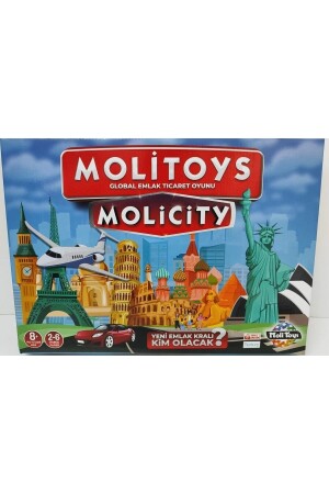 Immobilienhandelsspiel Molipoly Molicity Monopoly Monopoly Metropol Mega City Familienspiel - 1