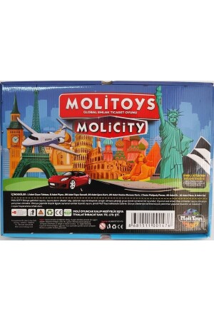 Immobilienhandelsspiel Molipoly Molicity Monopoly Monopoly Metropol Mega City Familienspiel - 4