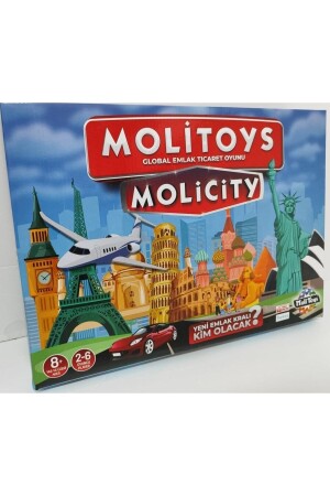 Immobilienhandelsspiel Molipoly Molicity Monopoly Monopoly Metropol Mega City Familienspiel - 5