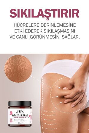 Inceltici Sıkılaştırıcı Selülit Ve Çatlak Karşıtı Bölgesel Inceltici Için Soğuk Jel 250 Ml - 4