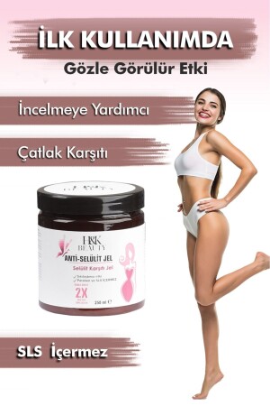 Inceltici Sıkılaştırıcı Selülit Ve Çatlak Karşıtı Bölgesel Inceltici Için Soğuk Jel 250 Ml - 5