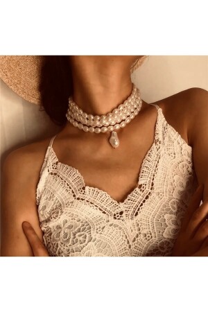 حزمة عنق للكرمة من قبل النساء مع معلق للكرمة الحقيقية - babel