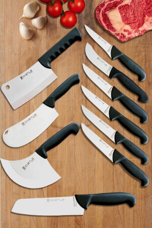 Incisive Series 10-teiliges Küchenmesser-Set, Fleisch, Brot, Gemüse, Obst, Messer CS40 - 2