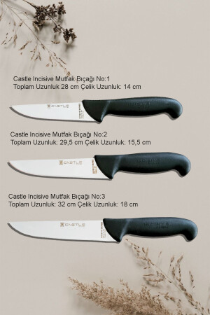 Incisive Series 10-teiliges Küchenmesser-Set, Fleisch, Brot, Gemüse, Obst, Messer CS40 - 5