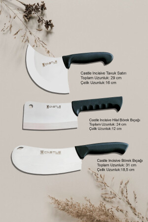 Incisive Series 7-teiliges Küchenmesser-Set, Fleisch, Brot, Gemüse, Obst, Messer CS38 - 6