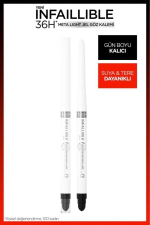 Infaillible Meta Light Gel-Augenstift – Polarweiß - 1