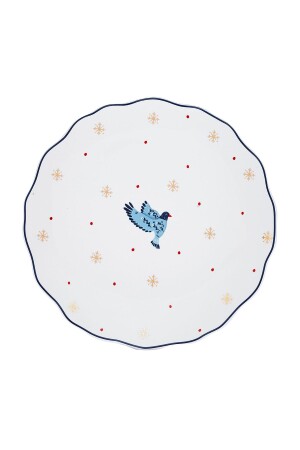 Infancy Bird New Year Yılbaşı New Bone 2'li Pasta Tabağı 20.5 Cm - 3