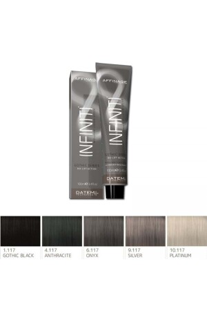 Infiniti 6. 117 Metallgraue Haarfarbe 100 ml 5060022199200 - Affinage