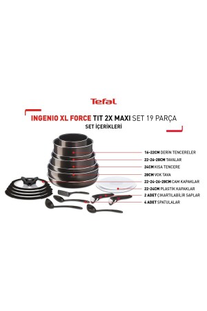 Ingenio XL Force Titanium 2x Maxi Set 19 Stück 2100125502 - 4