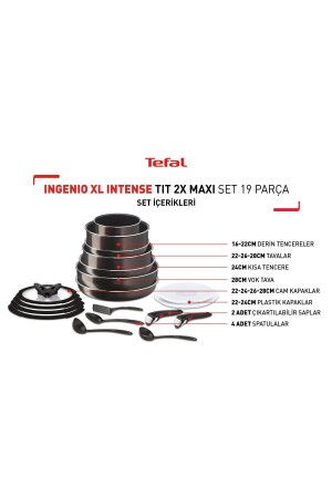 Ingenio XL Intense Titanium 2x Maxi Set 19 Stück 21BL - 4