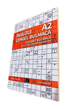 İngilizce Çengel Bulmaca A2 - İngilizce Kelime Öğreten Bulmaca Kitabı - 1