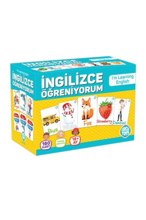 Ingilizce Öğreniyorum Eğitici Kartlar (160 Adet) İNGİLİZCE ÖĞRENİYORUM - 2