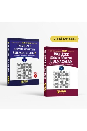 Ingilizce Sözcük Öğreten Bulmacalar 1 - 2 (2 Kitap – 208 Bulmaca) - 2