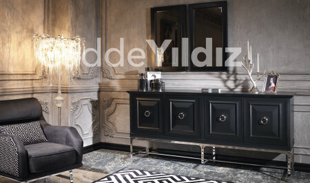 İngiltere Black Luxury Koltuk Takımı - 6