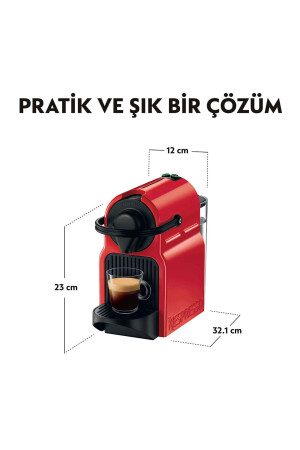 Inissia C40 Red Kahve Makinesi 1153.01.01.2728 - 4