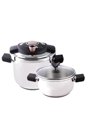 Innocook Schnellkochtopf-Set Golden Pink 4 6,5 Lt 600. 15. 01. 0044 - 2