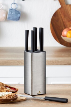 منز-جرامي Inox 6 قطعة سكين مع مقعد - Karaca