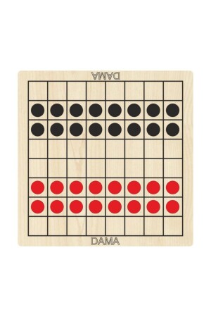 Intelligenz- und Strategiespielset aus Holz, 7 Teile, Ludo+Dame+3 Steine+9 Steine+Bihar+Surakarta und Tic-Tac-Toe eticsset247 - 9