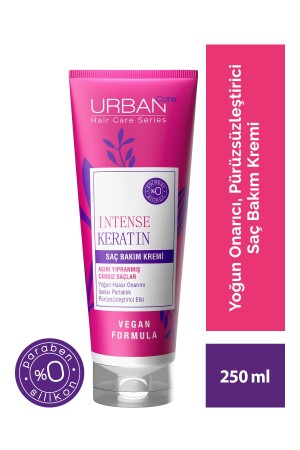 Intense Keratin Aşırı Yıpranmış Saçlara Özel Saç Bakım Kremi-250 Ml-vegan - 2