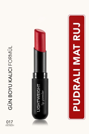 منز-المترا خفيفة (INTENSE RED) - حبة شفاه خفيفة الوزن - 017 هذه الليلة - 8682536063746 - Flormar