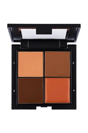 Intensiv pigmentierte Konturpalette (COOL UNDERTONE) – Konturpalette – 003 Medium Deep – 8690604370801 - 2