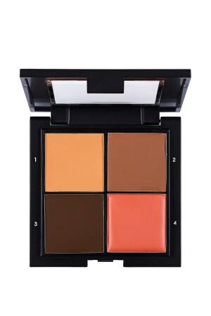 Intensiv pigmentierte Konturpalette – Konturpalette – 004 Dark – 8690604370818 - 2