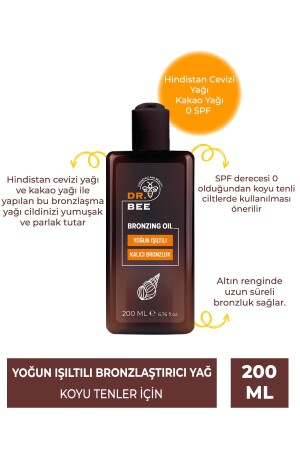 Intensiv schimmerndes Bronzing-Öl SPF 0 für dunkle Haut DRB001AA - 1