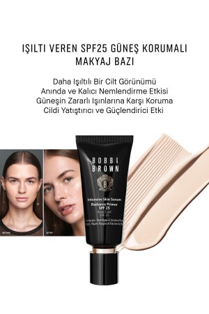 Intensive Skin Serum Primer SPF 25 40ml - Işıltılı Bitişli Makyaj Bazı - 716170291185 - Bobbi Brown
