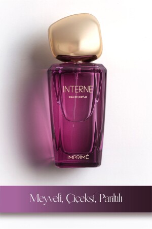 Interne Edp Kadın Parfüm- Meyveli-çiçeksi- Bergamot- Şeftali- Yasemin- Zambak- Misk- Amber- 50ml - 1