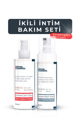 Intim Bakım Kremi Ve Köpüğü (dış Genital Bölge Için Koku Ve Kaşıntı Karşıtı) 2'li Set - Izderma