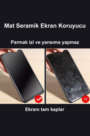 Iphone 11 Kırılmaz Cam Mat Seramik Tam Kaplayan Ekran Koruyucu - 3