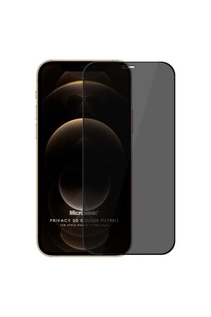 Iphone 12 Pro Max Uyumlu Hayalet Cam Tam Kaplayan Kırılmaz Cam - 2
