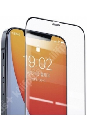 iPhone 12 Pro Max vollständig abdeckendes bruchsicheres 9D-Glas mit Nano-Technologie - 3