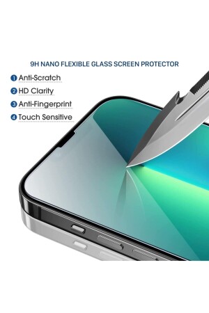 Iphone 13-13pro Uyumlu Ekran Koruyucu Kırılmaz Cam - 4