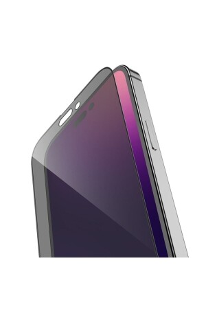 Iphone 14 Pro Max Uyumlu Hayalet Cam Tam Kaplayan Kırılmaz Ekran Koruyucu. - 5