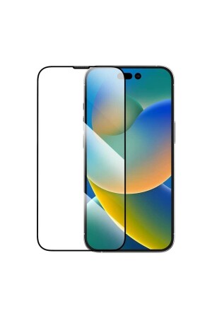 Iphone 14 Pro Max Uyumlu Premium Kalite Toz Filtreli Tam Kaplayan Ekran Koruyucu - 1