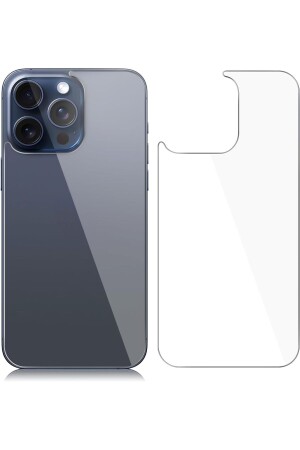 Iphone 15 Pro Max Arka Kırılmaz Cam Ekran Koruyucu - 3