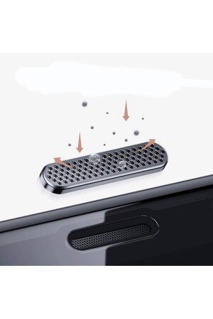 iPhone 15 Pro Max Uyumlu Premium Kalite Toz Filtreli Tam Kaplayan Ekran Koruyucu - 4