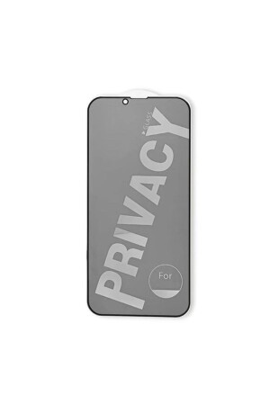 Iphone 15 PRO Uyumlu Kırılmaz Cam Privacy Hayalet Tam Kaplayan Ekran Koruyucu - 6