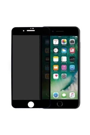 Iphone 7 Plus- 8 Plus 6d Kavisli Temperli Hayelet Ekran Koruyucu (renk - Siyah) Kırılmaz Cam - 1