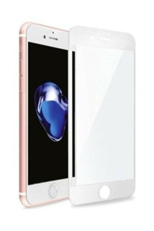Iphone 8 Plus 7 Plus Tam Kaplayan Kırılmaz Cam Koruyucu 5d 9d Beyaz - 2